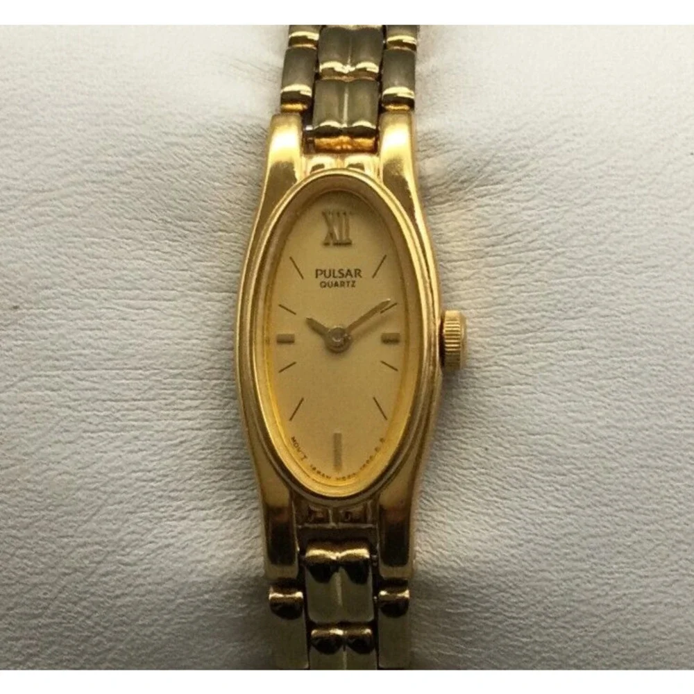 Pulsar | Accessories | Vintage Pulsar Watch Women 2mm Gold  display picture 3